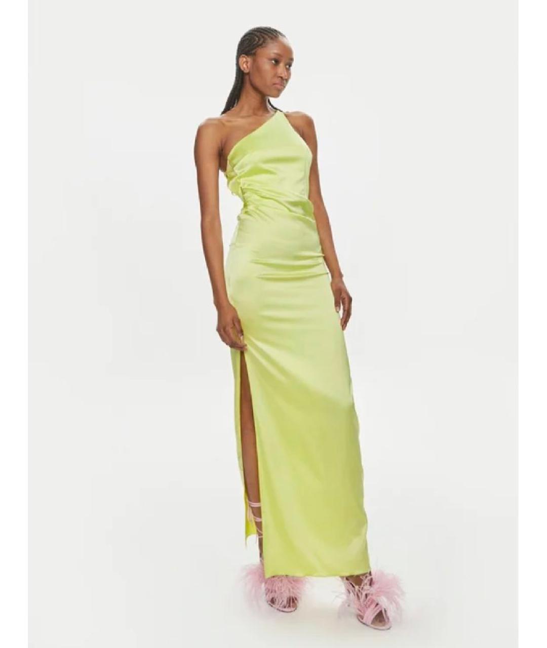 PATRIZIA PEPE Зеленые вискозное коктейльное платье, фото 3