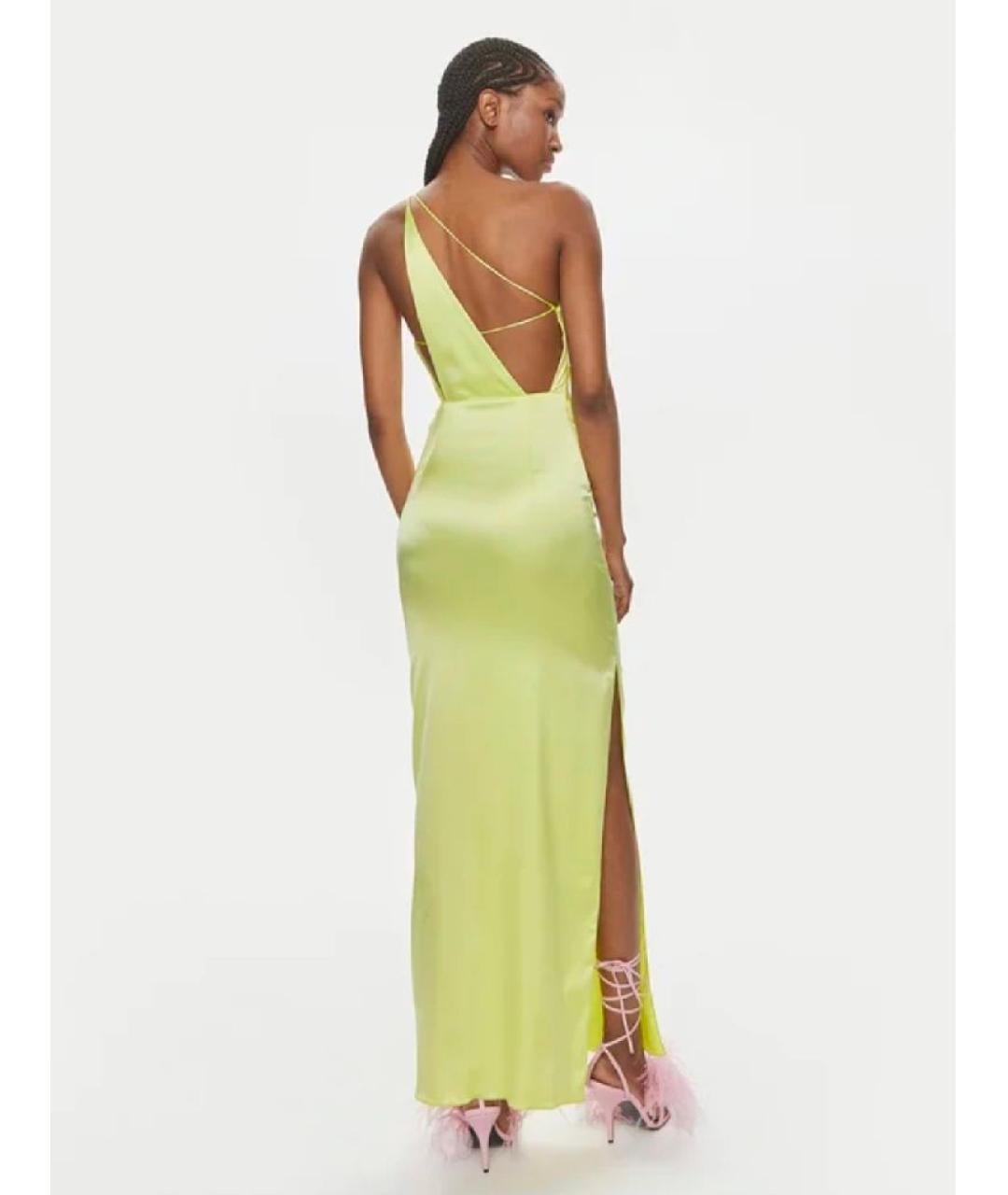 PATRIZIA PEPE Зеленые вискозное коктейльное платье, фото 4