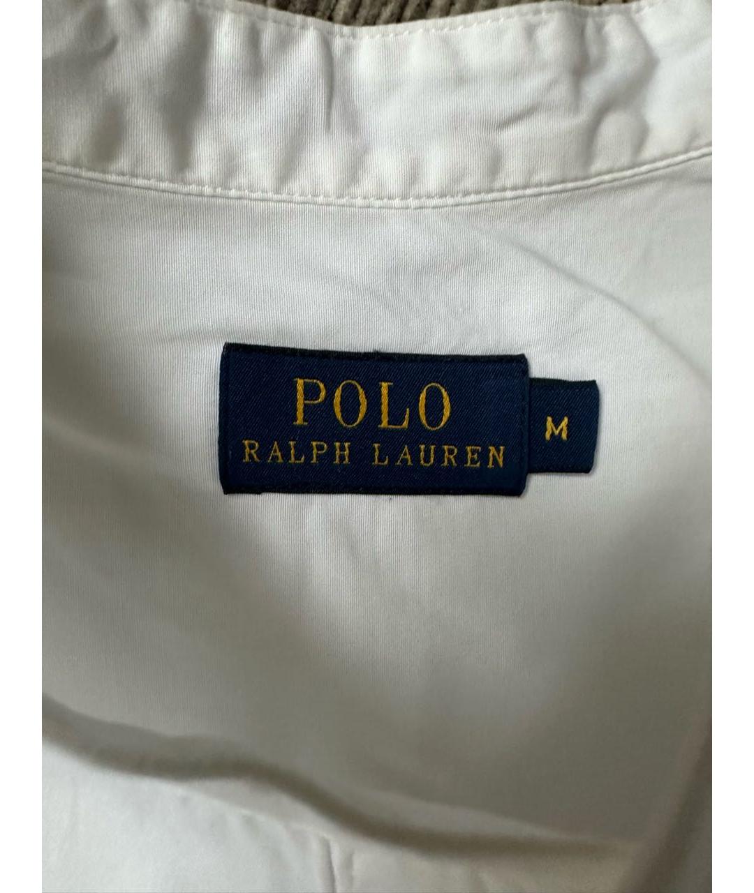 POLO RALPH LAUREN Белая хлопковая рубашка, фото 3