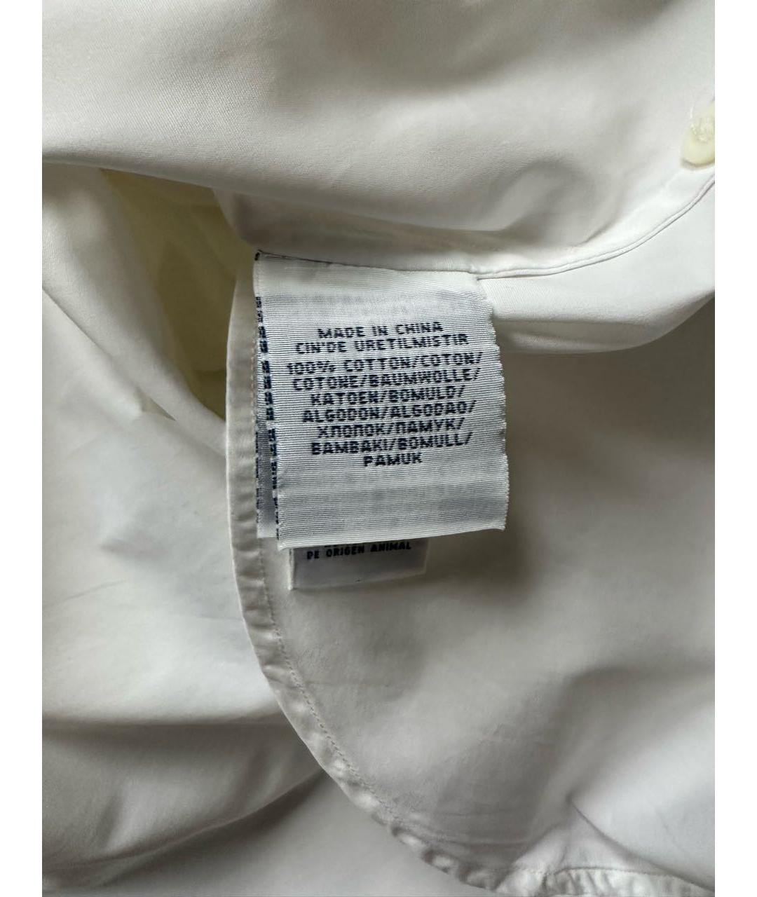 POLO RALPH LAUREN Белая хлопковая рубашка, фото 6