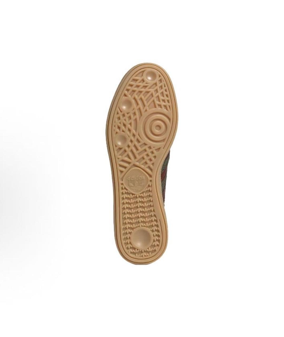 ADIDAS Хаки замшевые кроссовки, фото 6