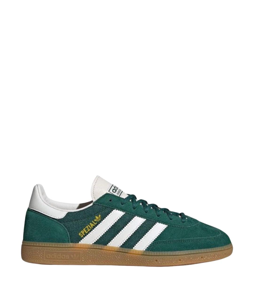 ADIDAS Зеленые замшевые кроссовки, фото 1