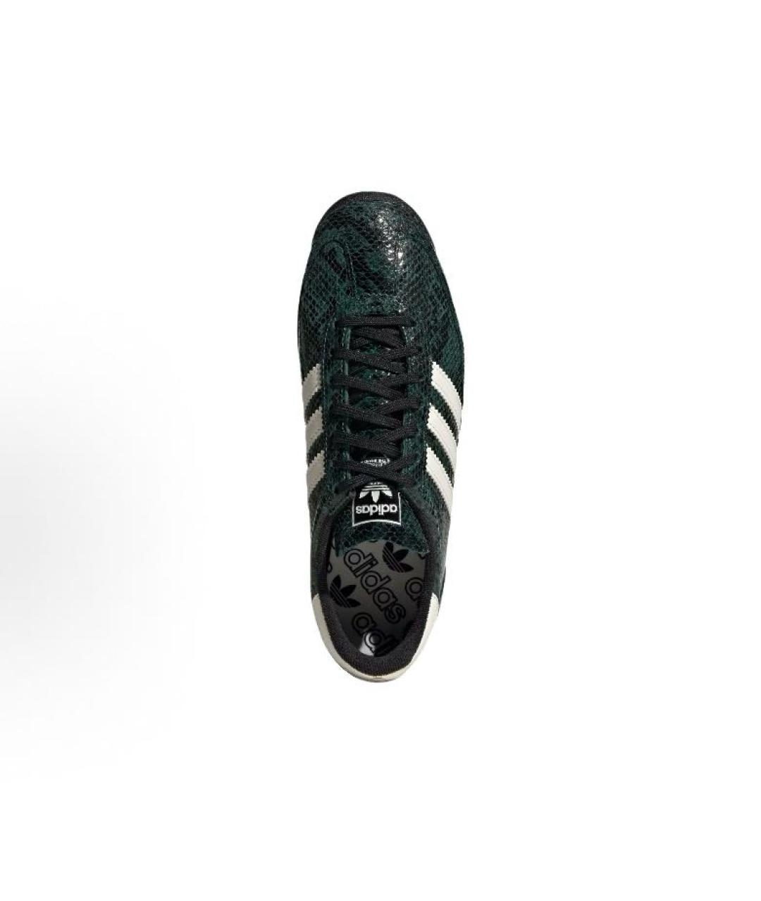 ADIDAS Зеленые кожаные кроссовки, фото 5