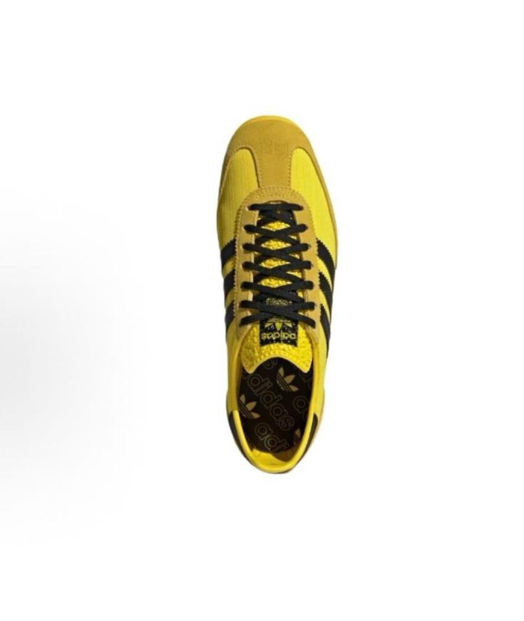 ADIDAS Желтые текстильные кроссовки, фото 3