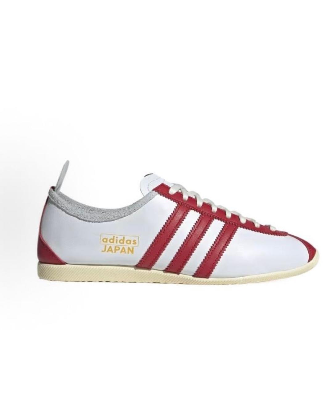 ADIDAS Белые кожаные кроссовки, фото 7