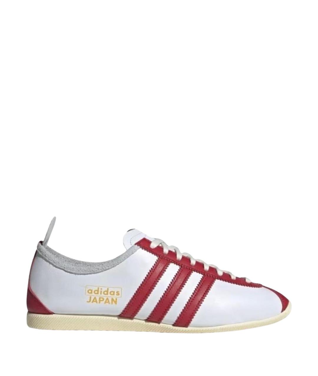 ADIDAS Белые кожаные кроссовки, фото 1