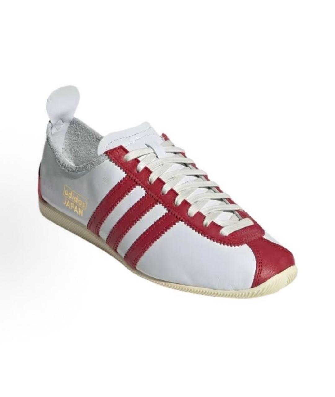 ADIDAS Белые кожаные кроссовки, фото 3