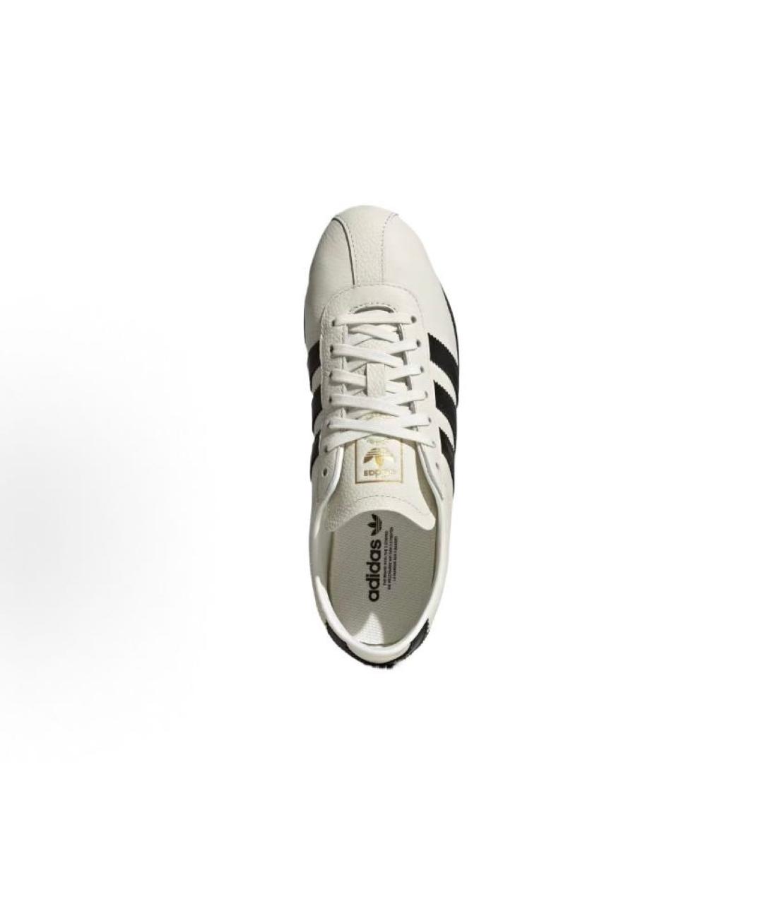 ADIDAS Бежевые кожаные кроссовки, фото 5