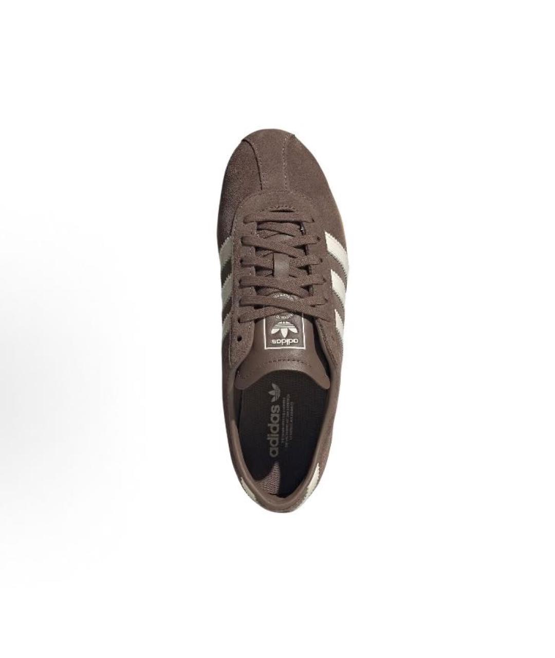 ADIDAS Коричневые замшевые кроссовки, фото 5