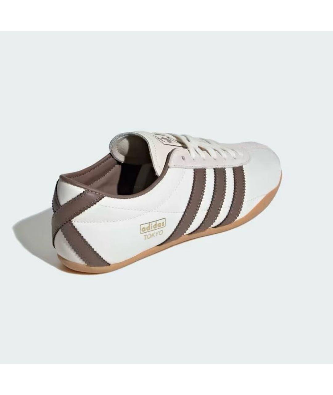 ADIDAS Белые текстильные кроссовки, фото 4