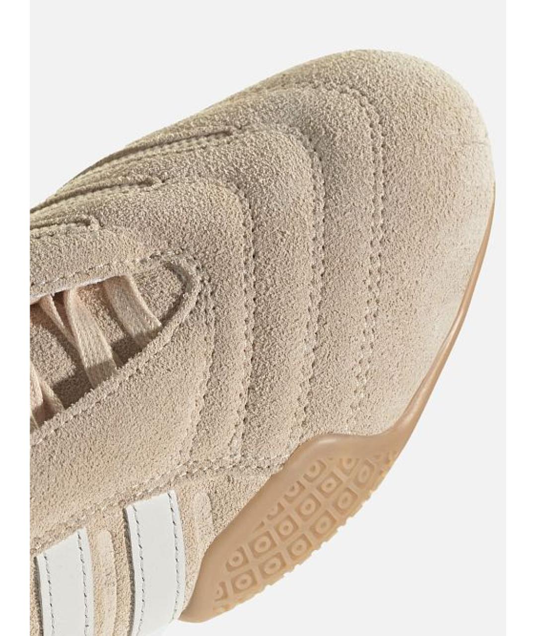 ADIDAS Бежевые замшевые кроссовки, фото 5