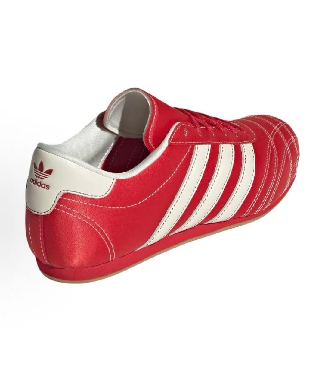 ADIDAS Красные текстильные кроссовки, фото 4