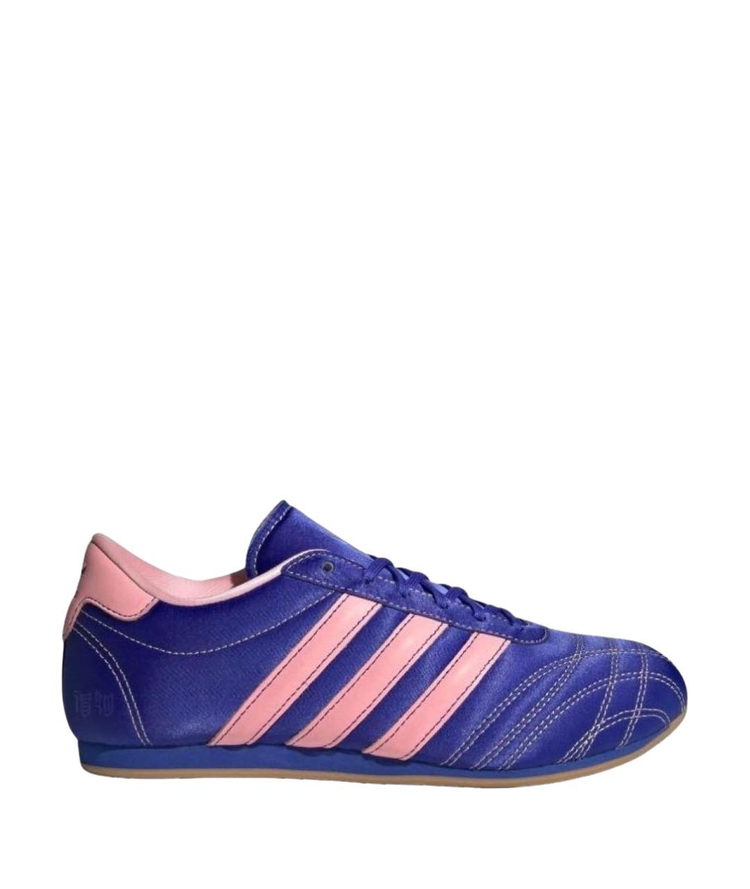 ADIDAS Синие текстильные кроссовки, фото 1