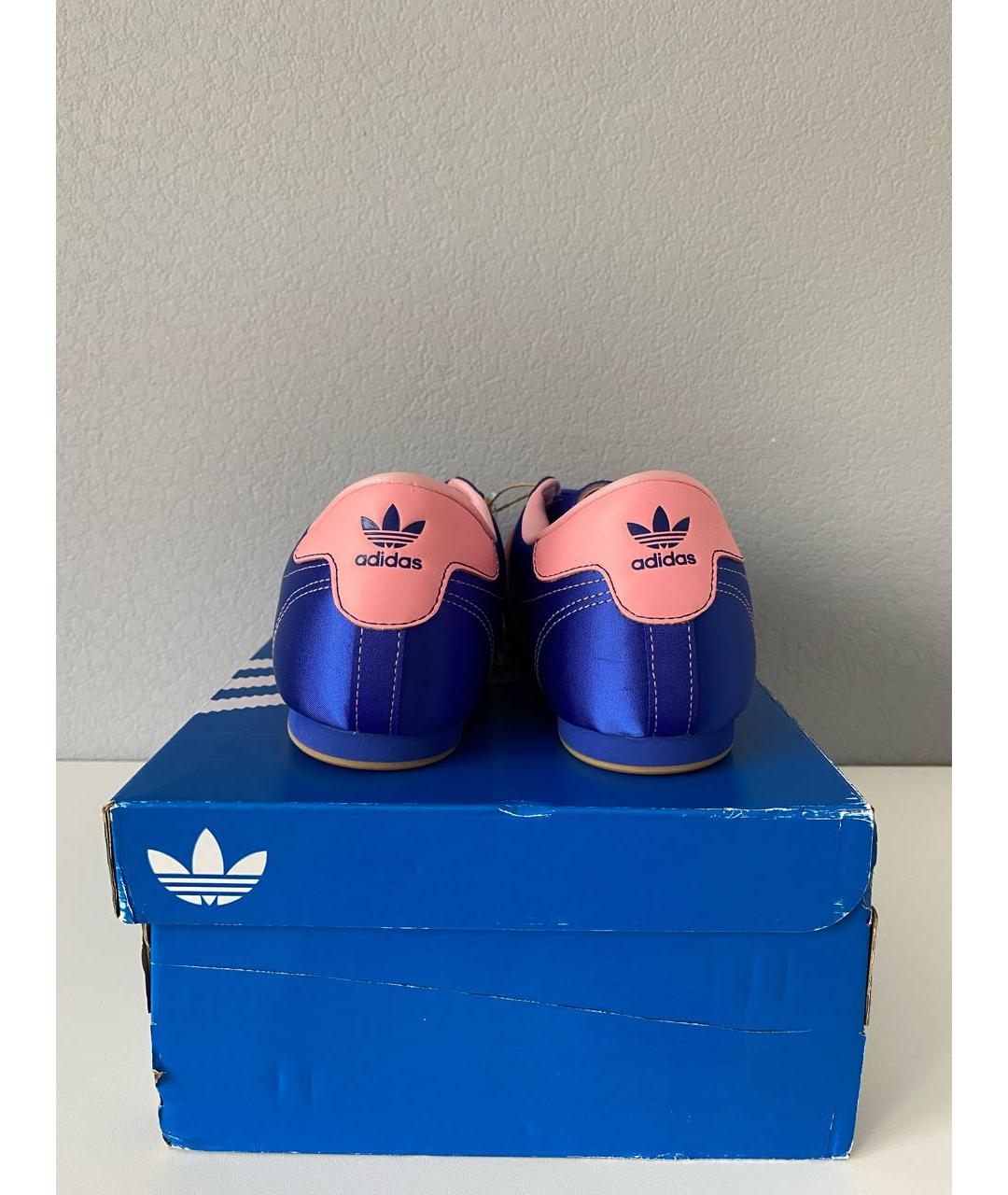 ADIDAS Синие текстильные кроссовки, фото 5
