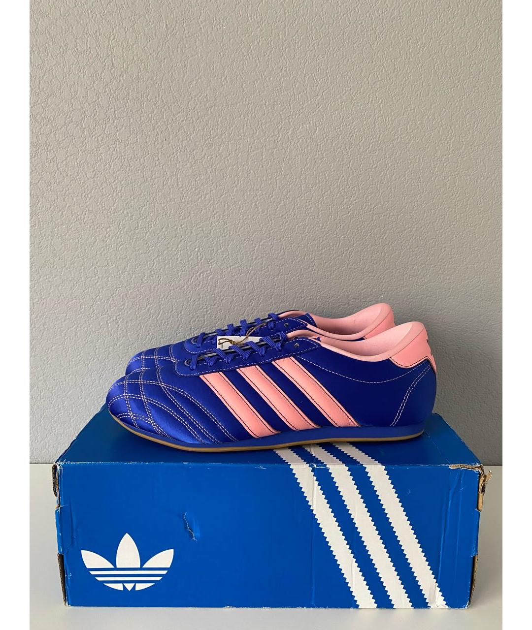 ADIDAS Синие текстильные кроссовки, фото 3