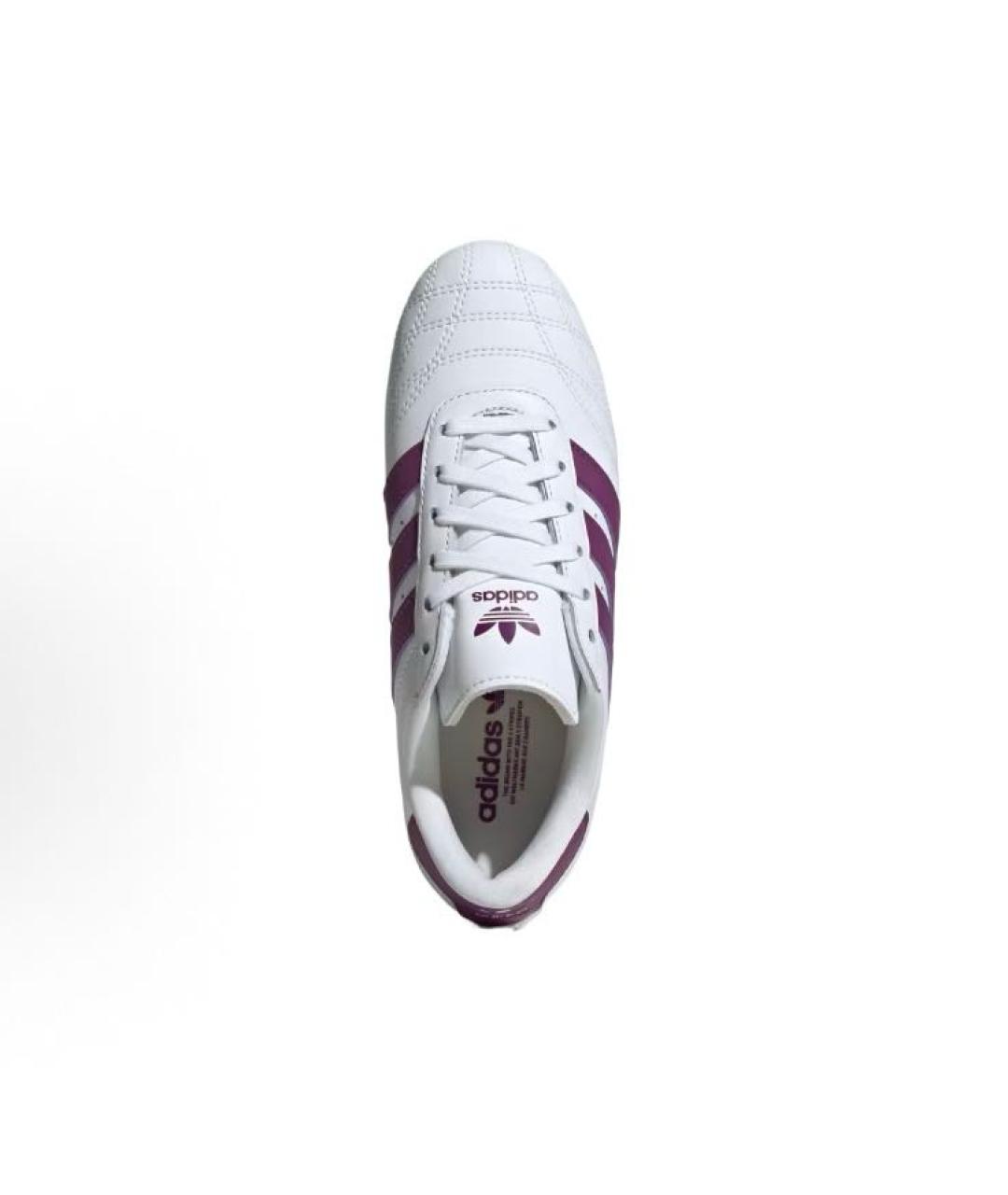 ADIDAS Белые кожаные кроссовки, фото 5