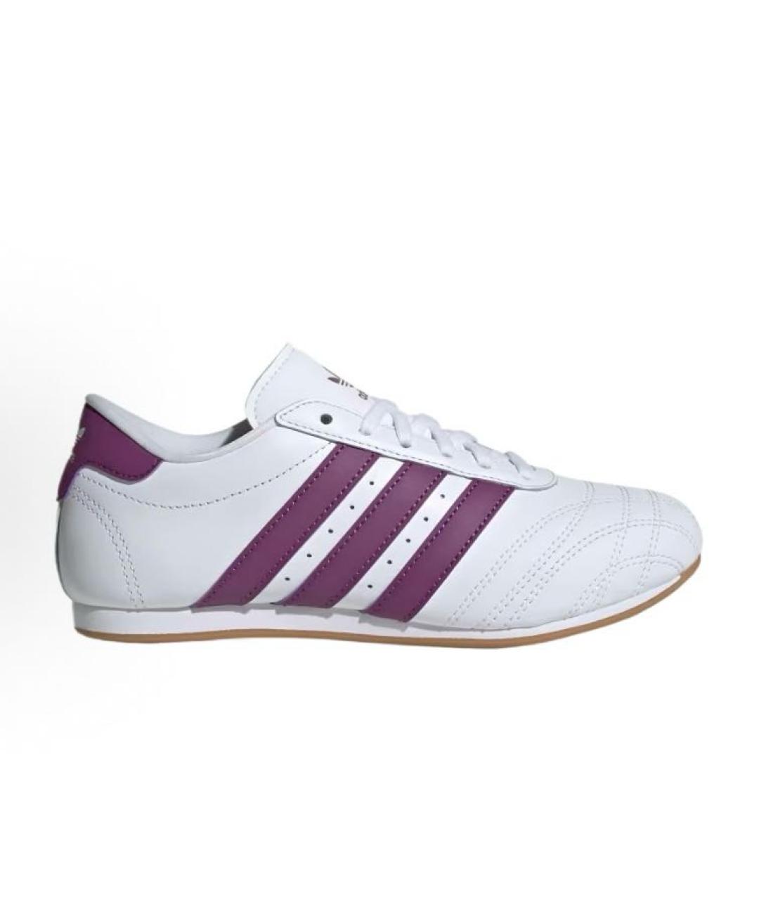 ADIDAS Белые кожаные кроссовки, фото 7