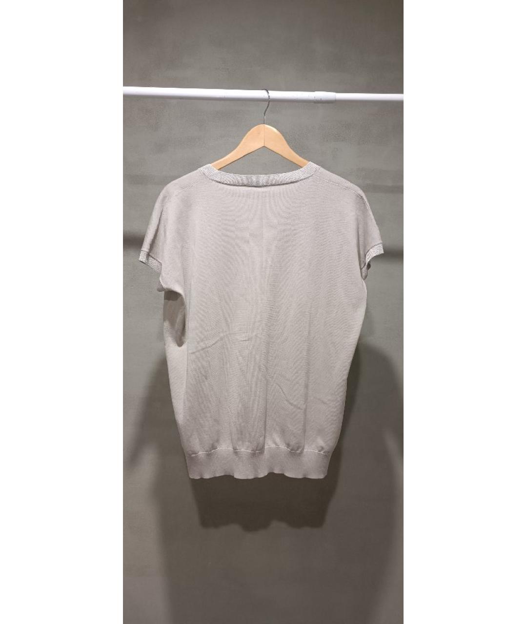 FABIANA FILIPPI Бежевая хлопковая жилетка, фото 2