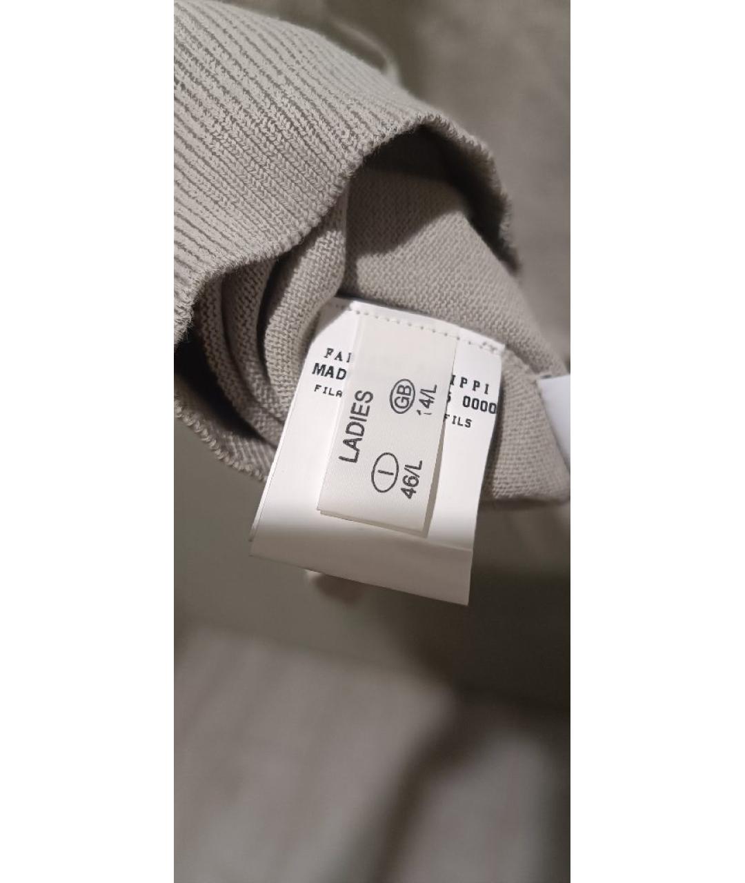 FABIANA FILIPPI Бежевая хлопковая жилетка, фото 5