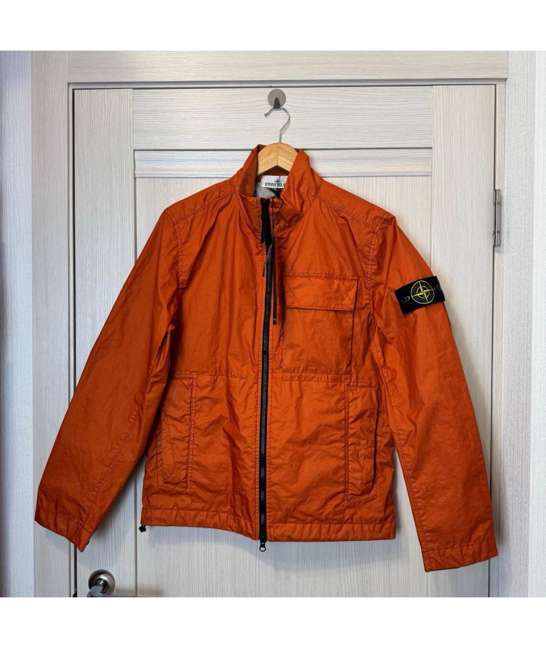 STONE ISLAND Оранжевая куртка, фото 6