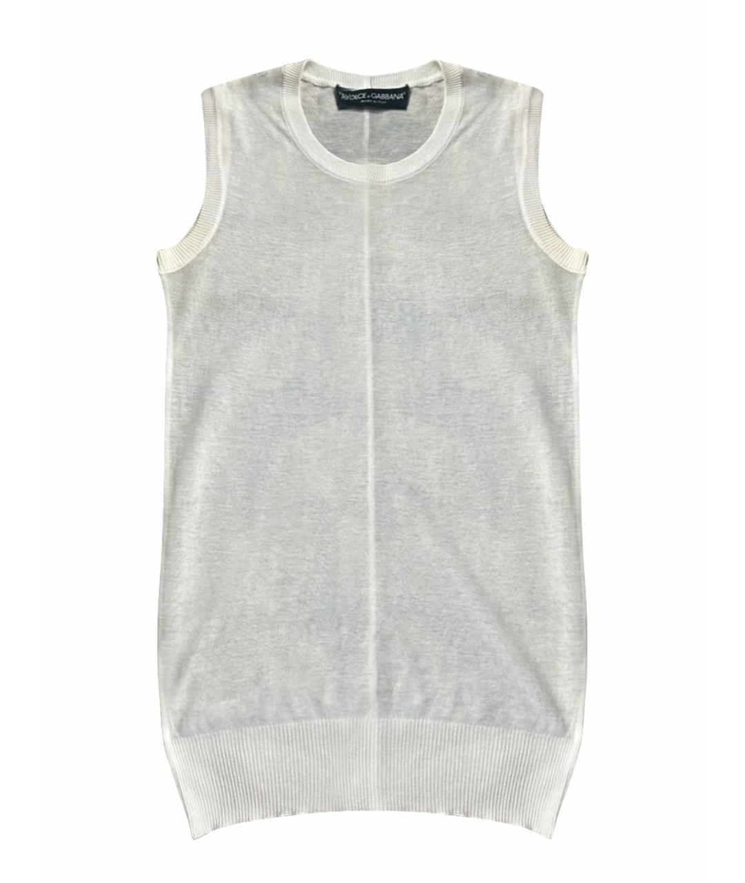 DOLCE&GABBANA Белая майка, фото 9