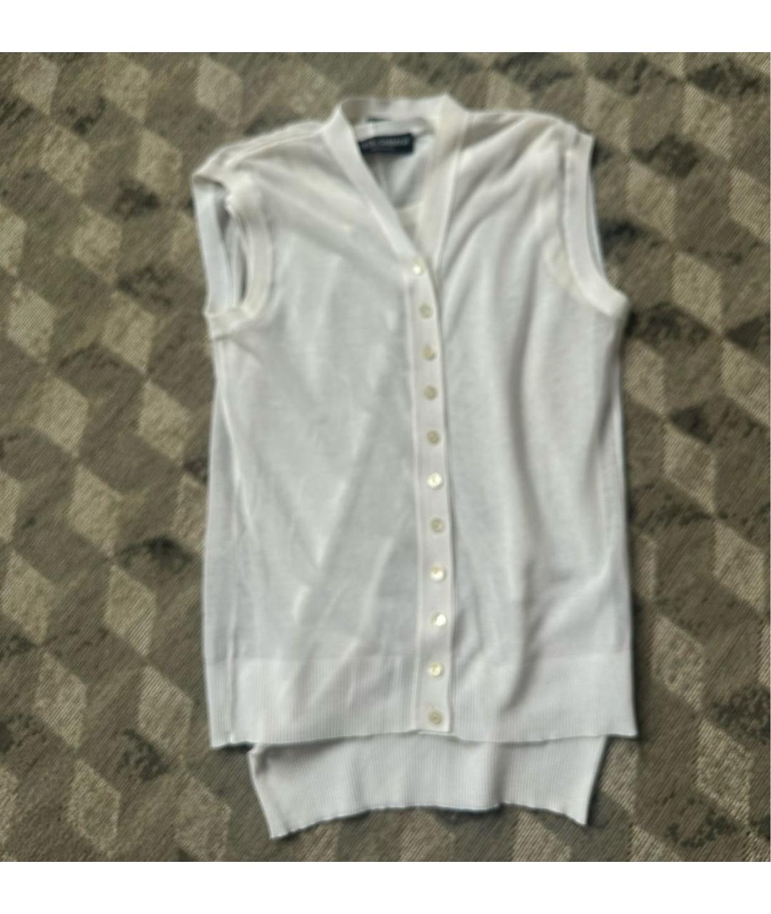 DOLCE&GABBANA Белая майка, фото 7