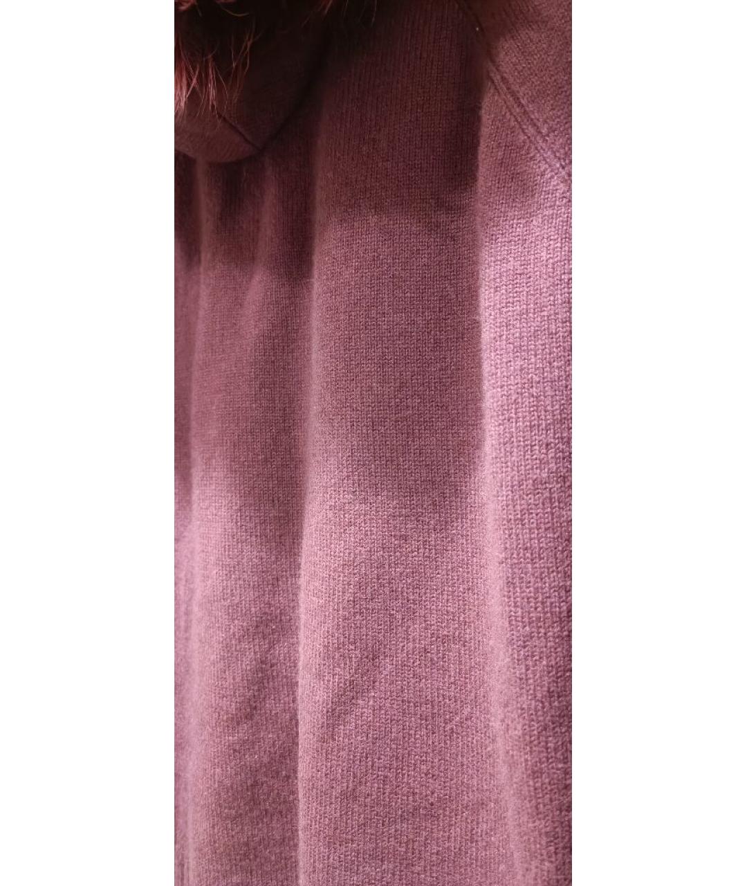 PANICALE Бордовый кашемировый костюм с брюками, фото 4