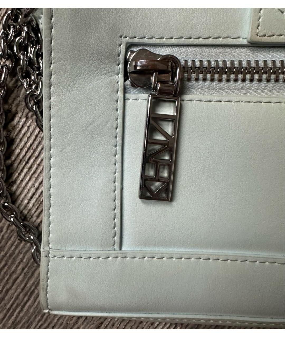 KENZO Голубая кожаная сумка через плечо, фото 7