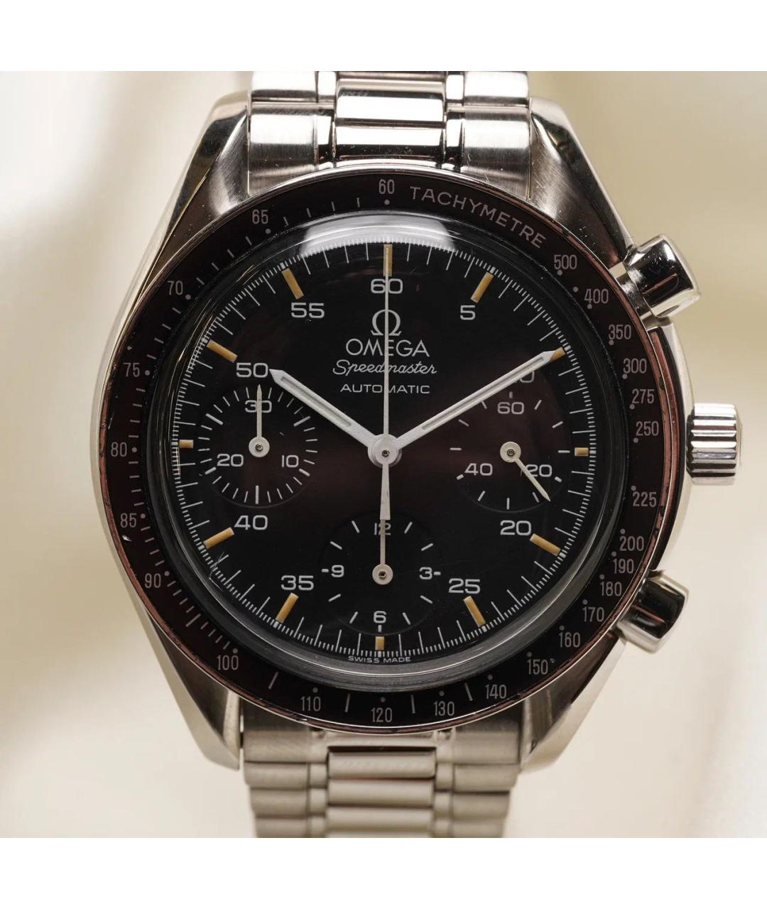 OMEGA Серебряные металлические часы, фото 3