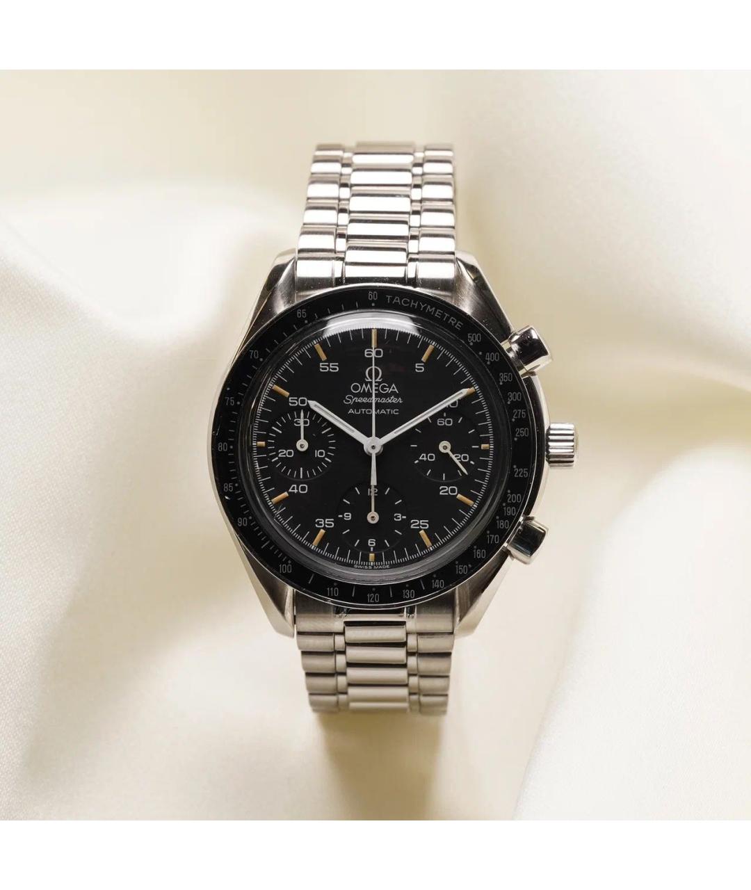 OMEGA Серебряные металлические часы, фото 8