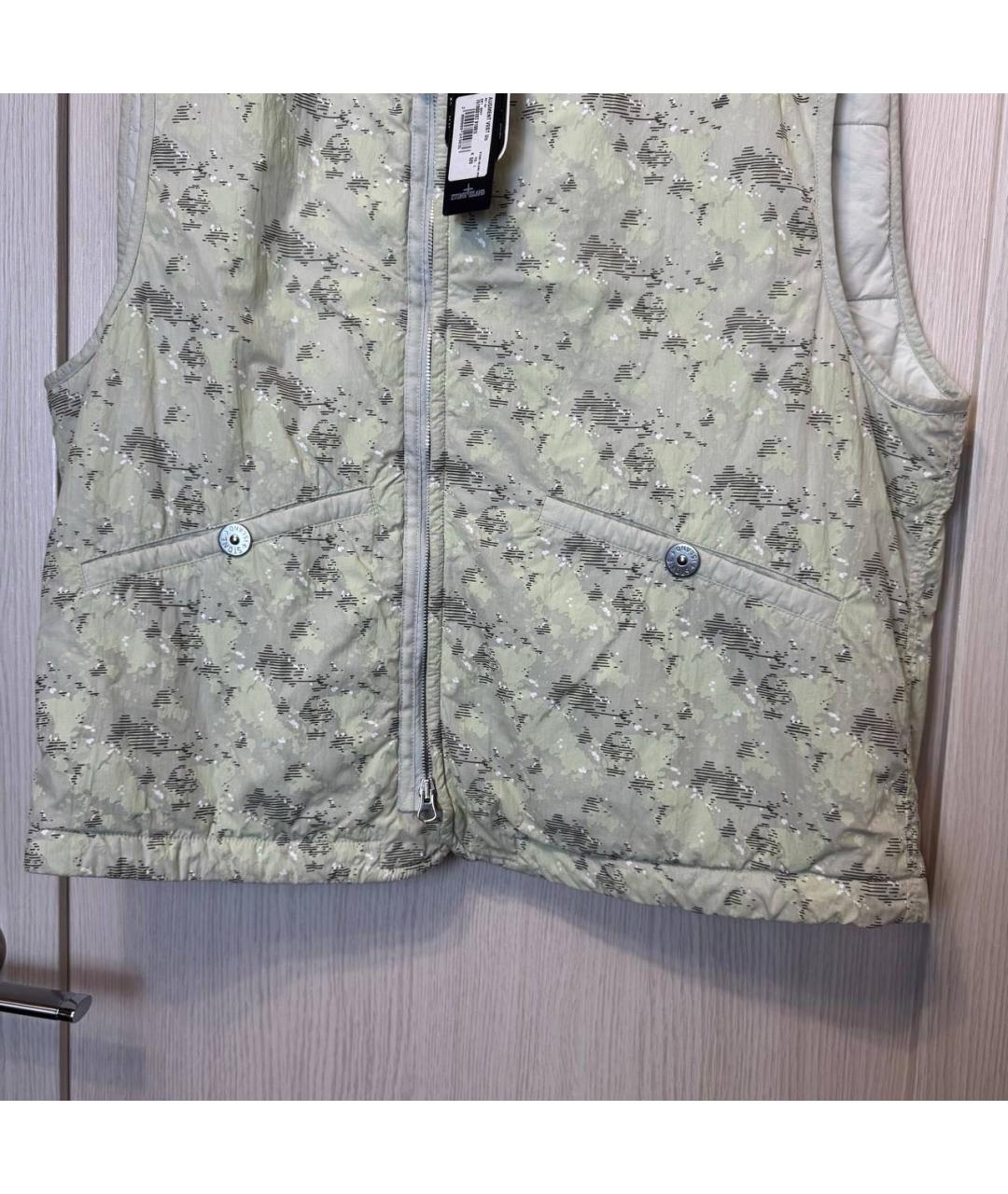 STONE ISLAND Салатовый жилет, фото 3