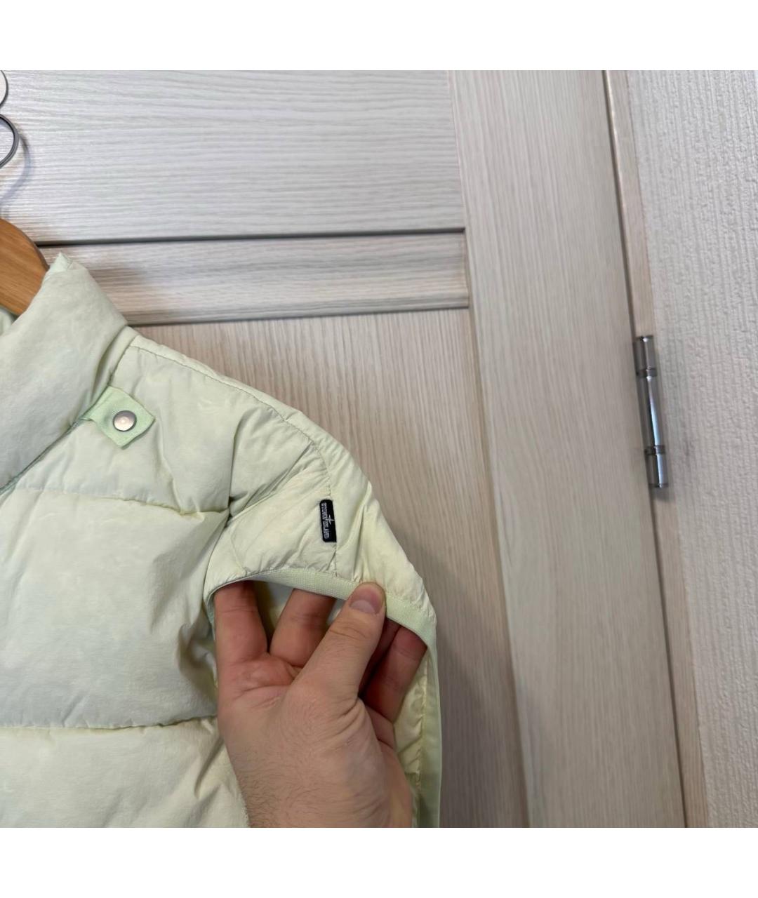 STONE ISLAND Белый жилет, фото 4