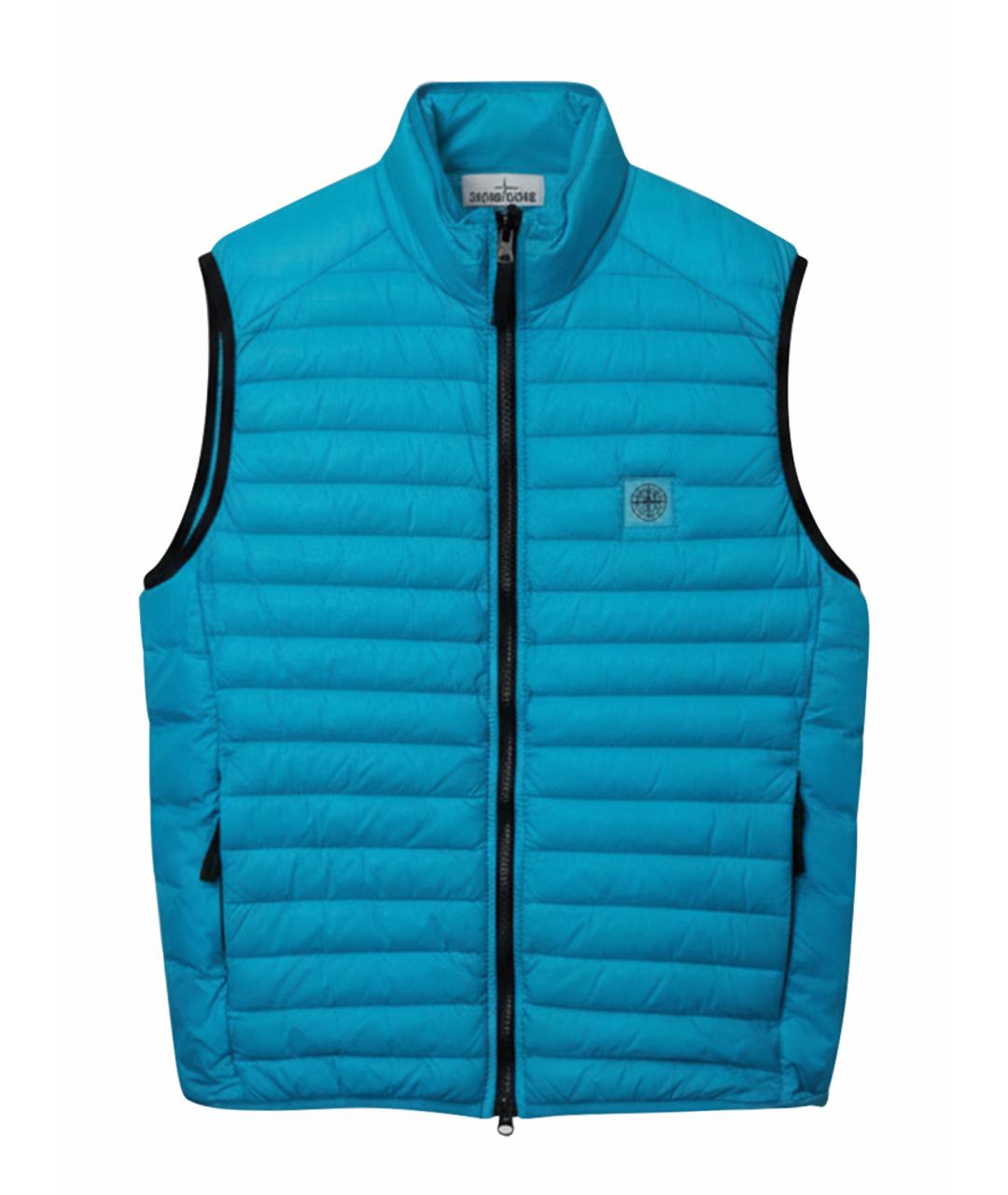 STONE ISLAND Синий жилет, фото 1