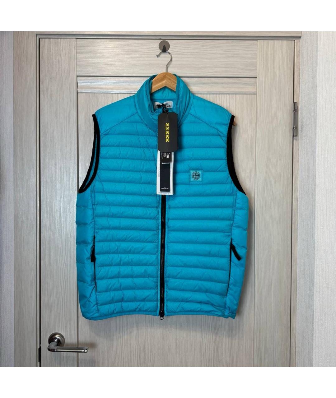 STONE ISLAND Синий жилет, фото 6