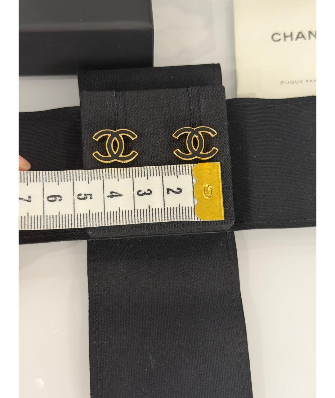 CHANEL Золотые серьги, фото 8