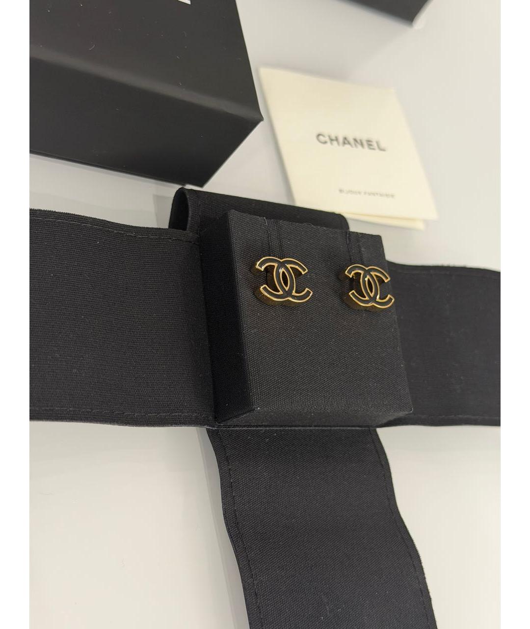 CHANEL Золотые серьги, фото 4