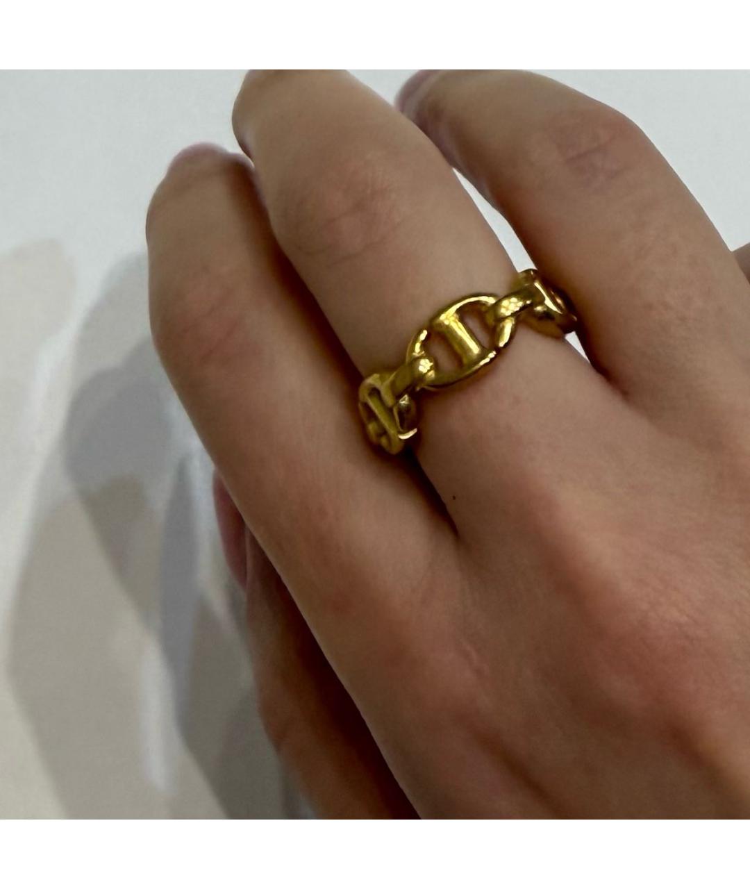 CHRISTIAN DIOR Золотое латунное кольцо, фото 8