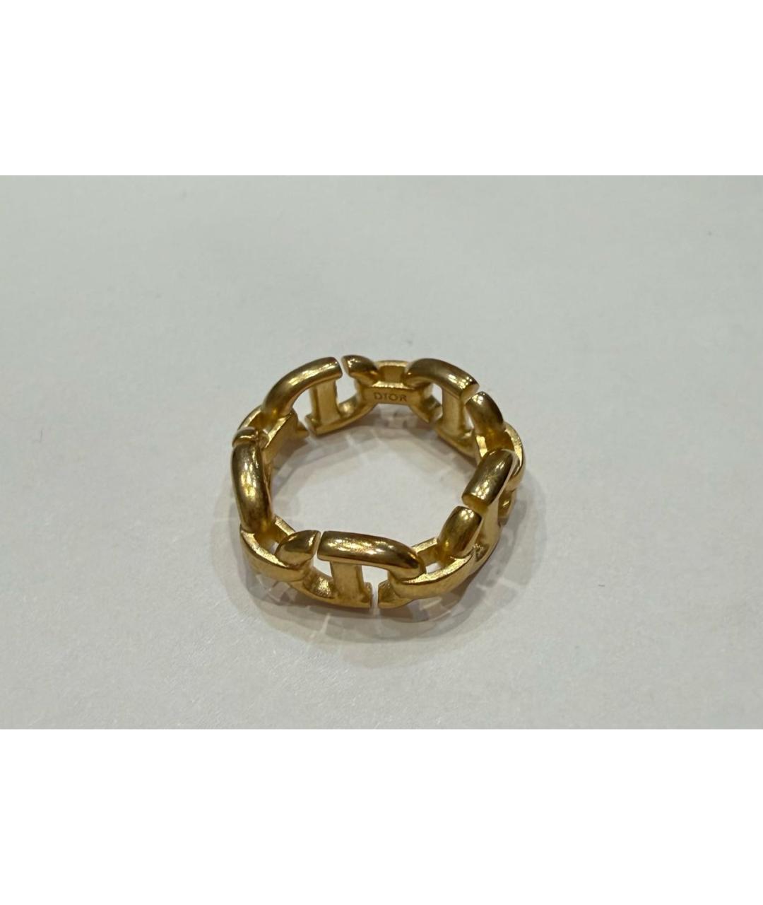 CHRISTIAN DIOR Золотое латунное кольцо, фото 5