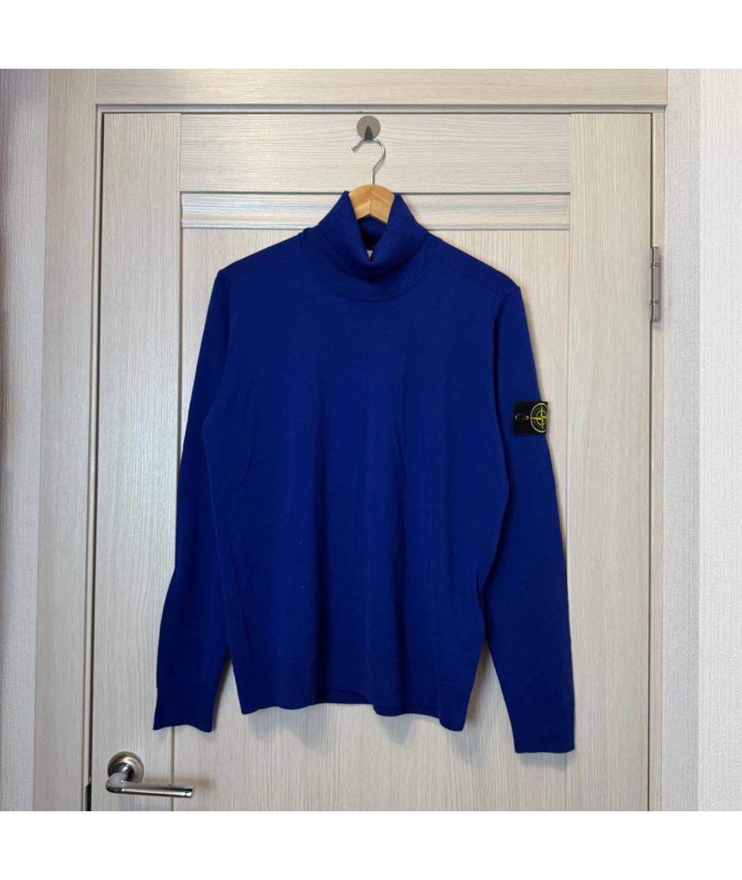 STONE ISLAND Синий джемпер / свитер, фото 6