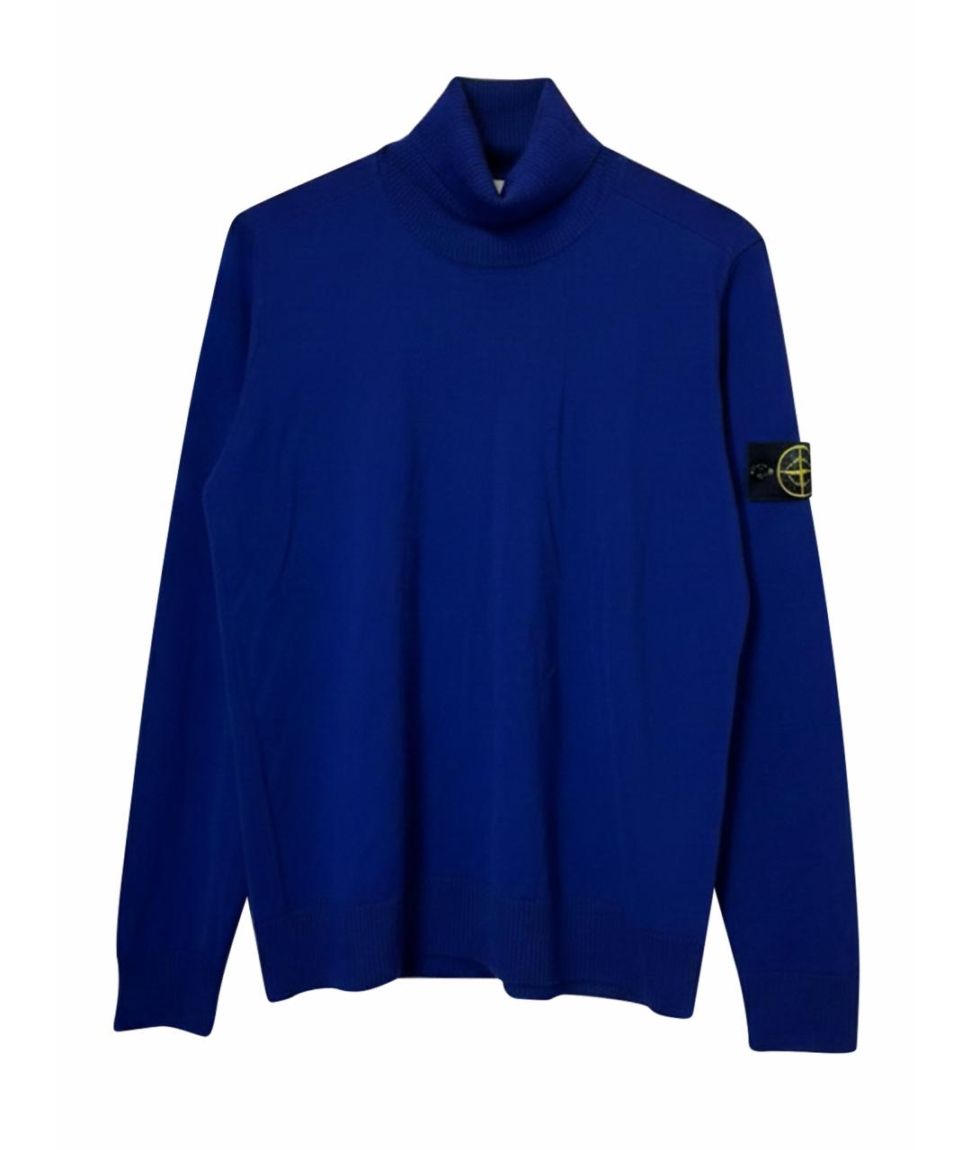 STONE ISLAND Синий джемпер / свитер, фото 1