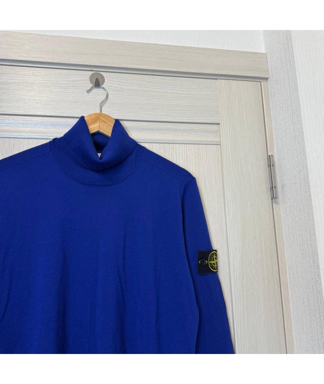 STONE ISLAND Синий джемпер / свитер, фото 2