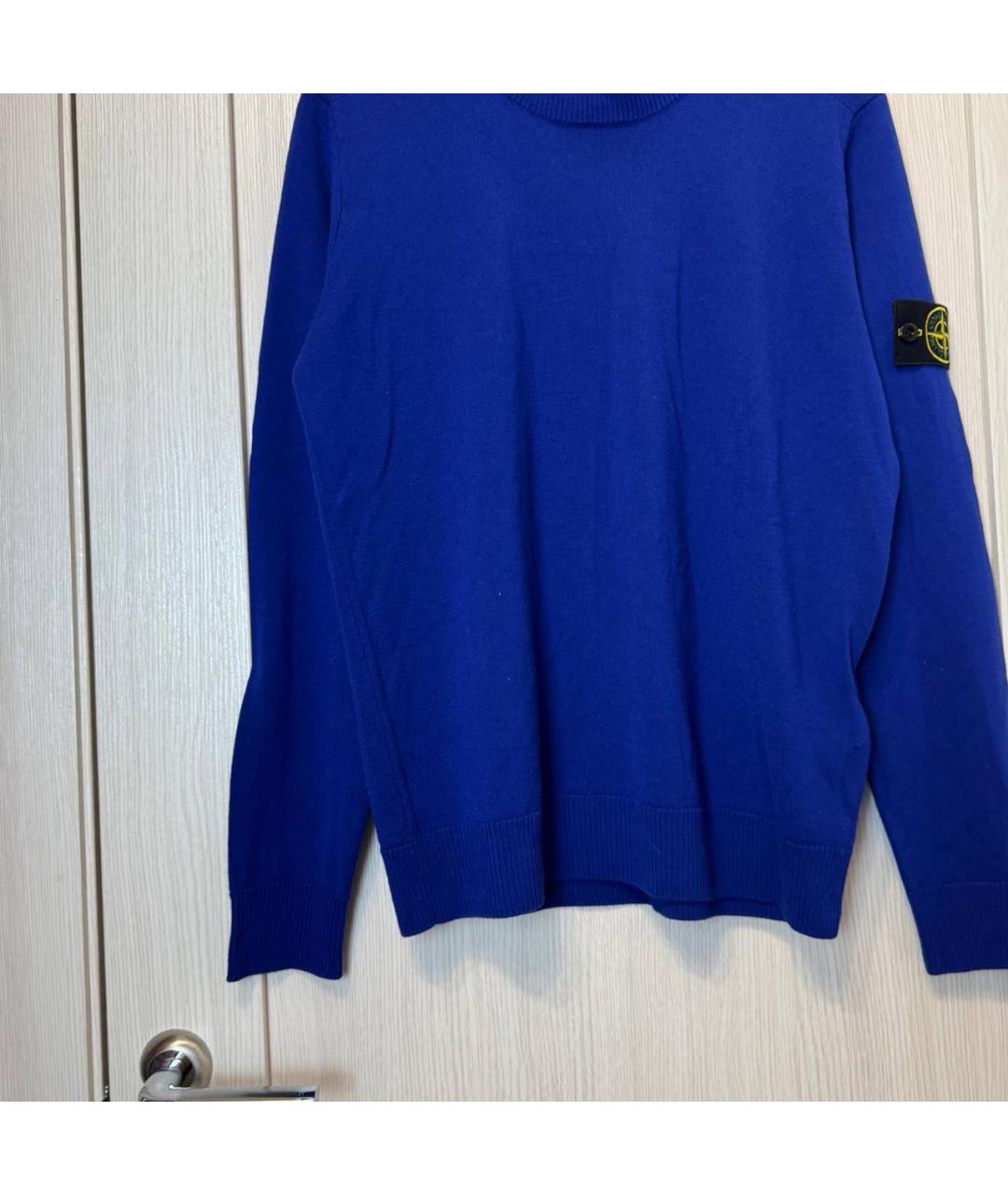 STONE ISLAND Синий джемпер / свитер, фото 3