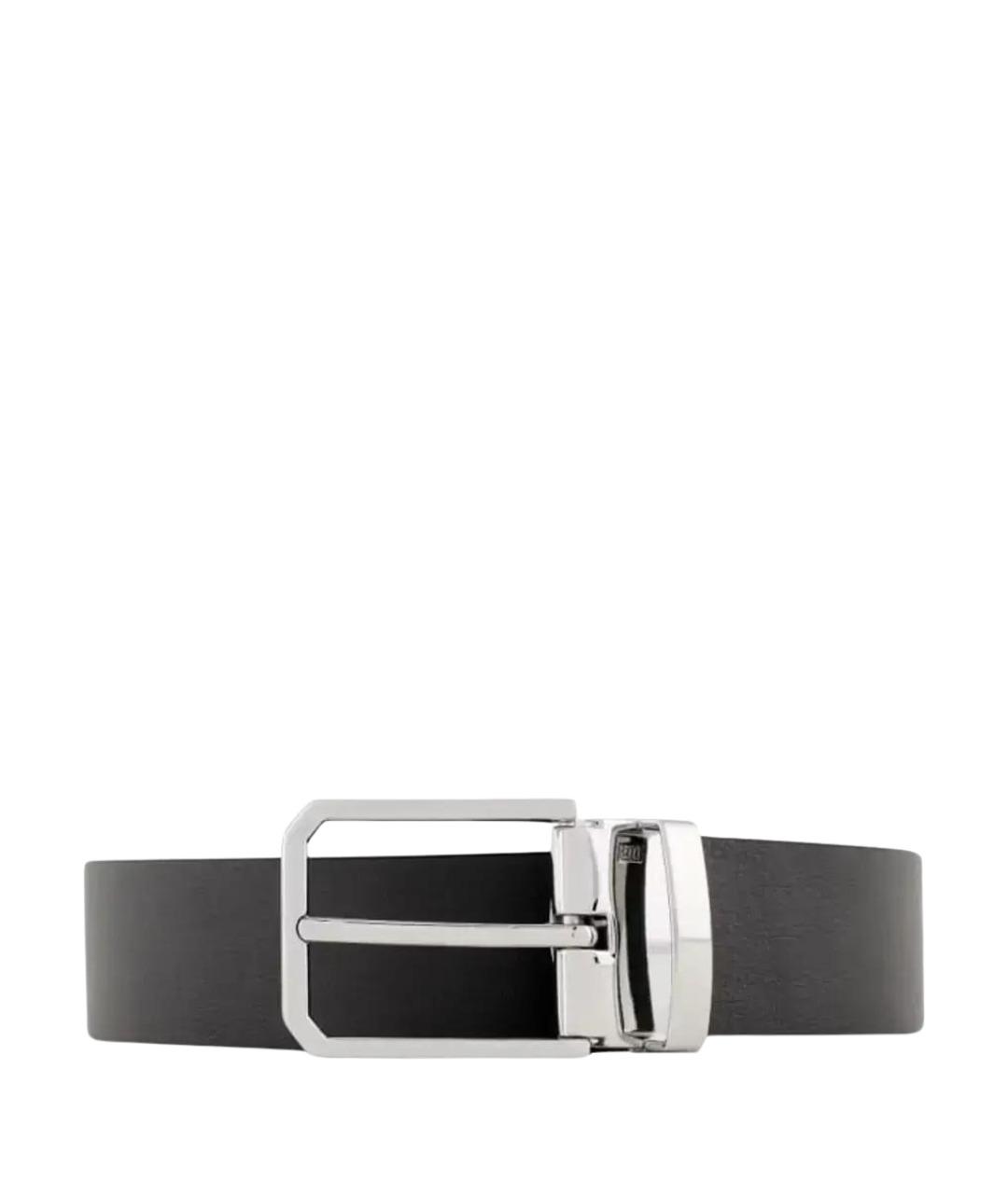 ARMANI EXCHANGE Черный кожаный ремень, фото 1