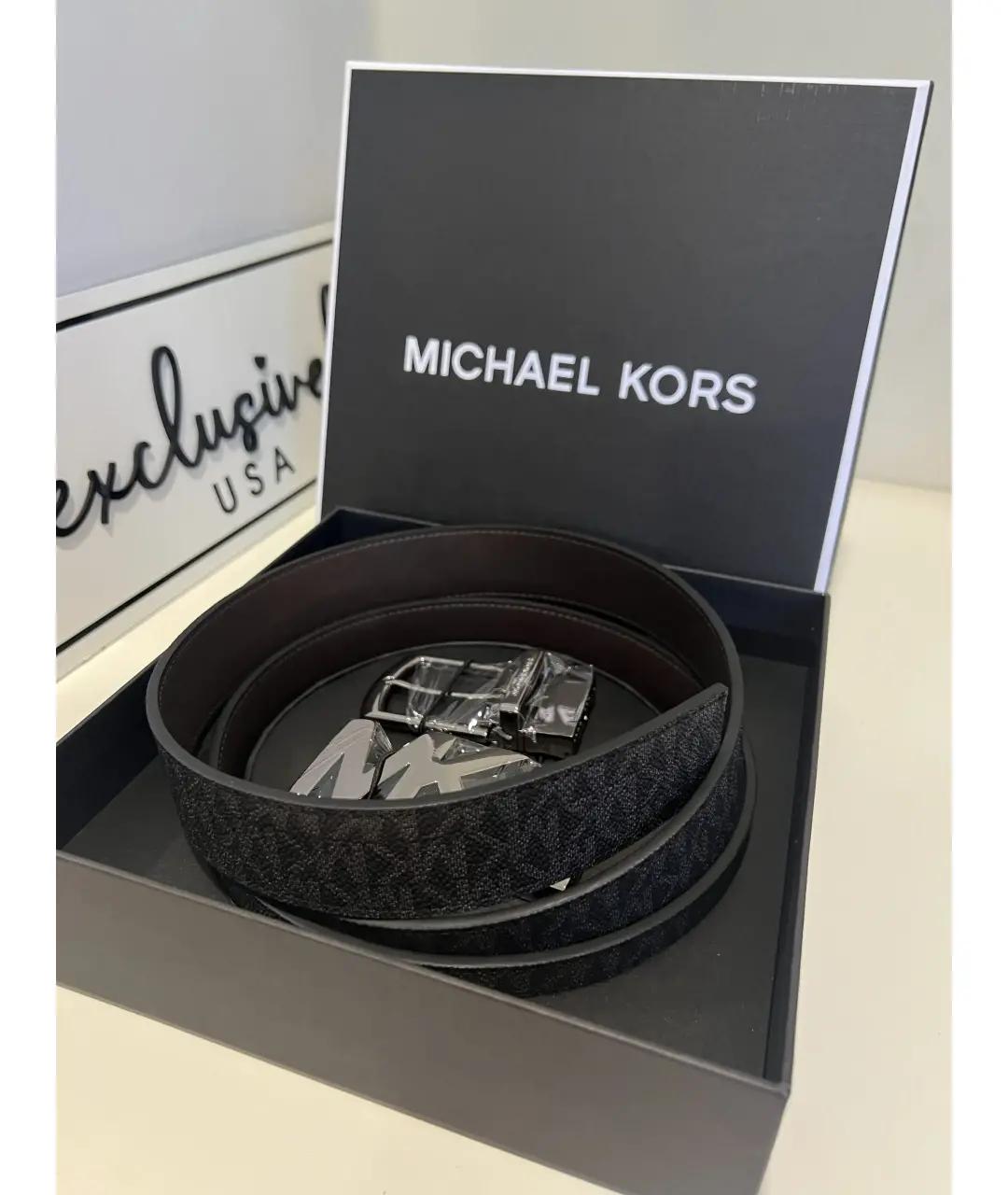 MICHAEL KORS Черный ремень, фото 5