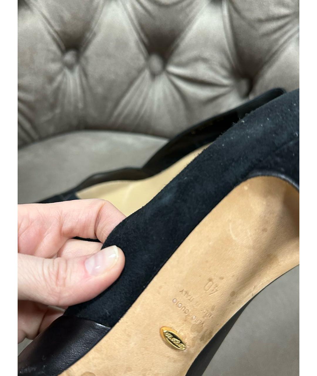 SERGIO ROSSI Черные туфли, фото 7