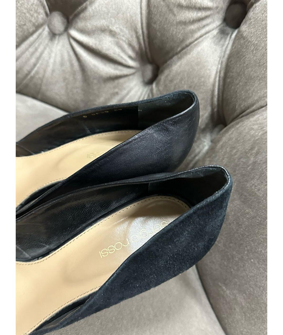 SERGIO ROSSI Черные туфли, фото 5