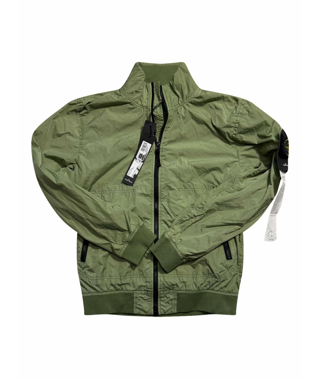 STONE ISLAND Хаки полиэстеровая куртка, фото 1