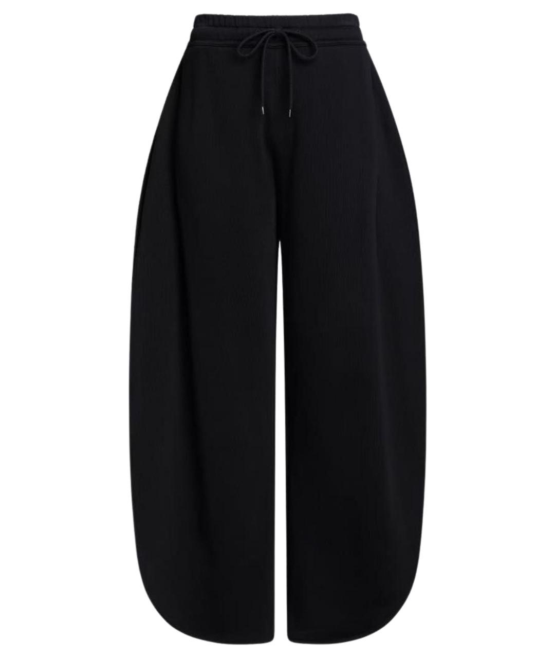 ALAIA Черные хлопковые брюки широкие, фото 1