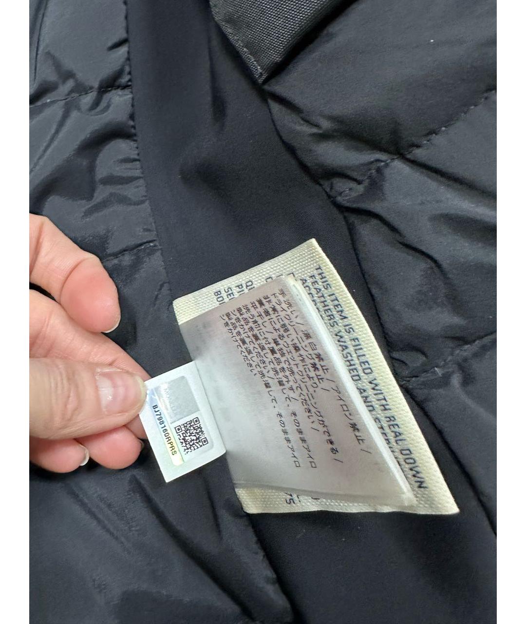 MONCLER Черная куртка, фото 5