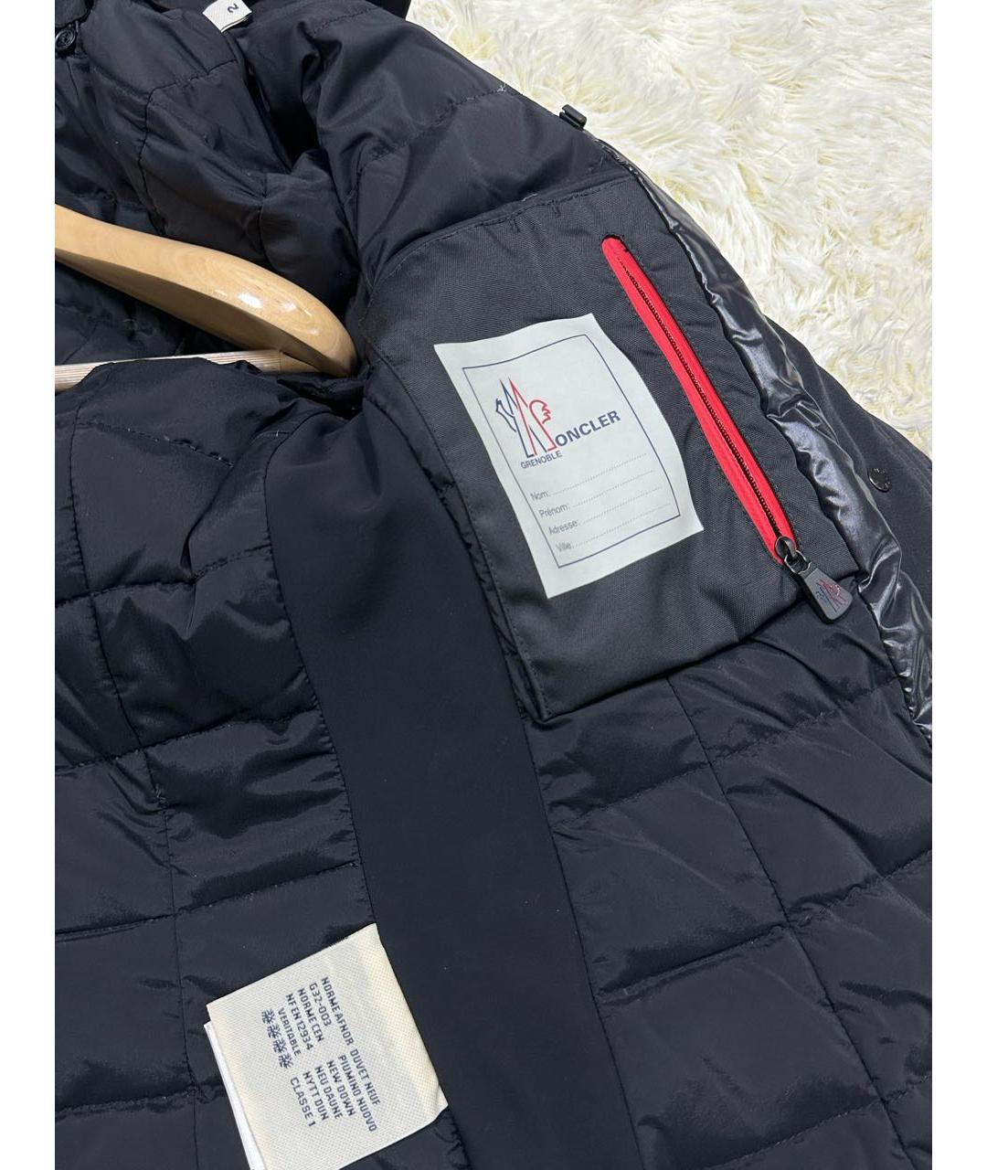 MONCLER Черная куртка, фото 7